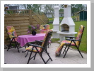 Terrasse mit Grillkamin Terrasse mit Grillkamin